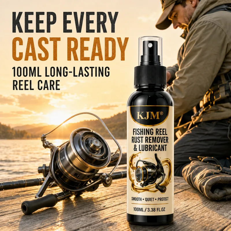 Reel Lubricant - สเปรย์น้ำมันอเนกประสงค์ KJM 100 มล. น้ำมันหล่อลื่นสำหรับลูกปืนรอกตกปลา เกียร์