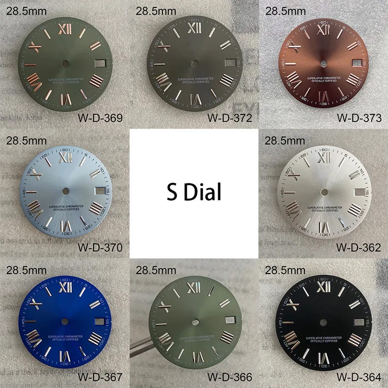 Reel Case - 28.5 มม.S โลโก้โรม Dial Fit NH35/NH36
