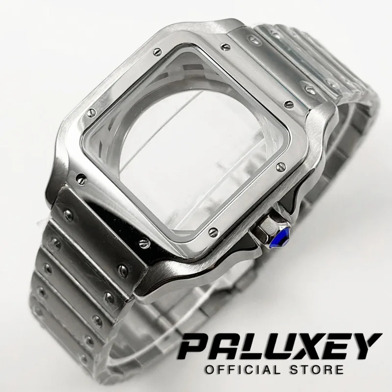 Reel Case - ตัวเรือนนาฬิกาทรงเหลี่ยมขนาด 38 มม. รุ่น NH35 ทำจากสแตนเลสสตีล