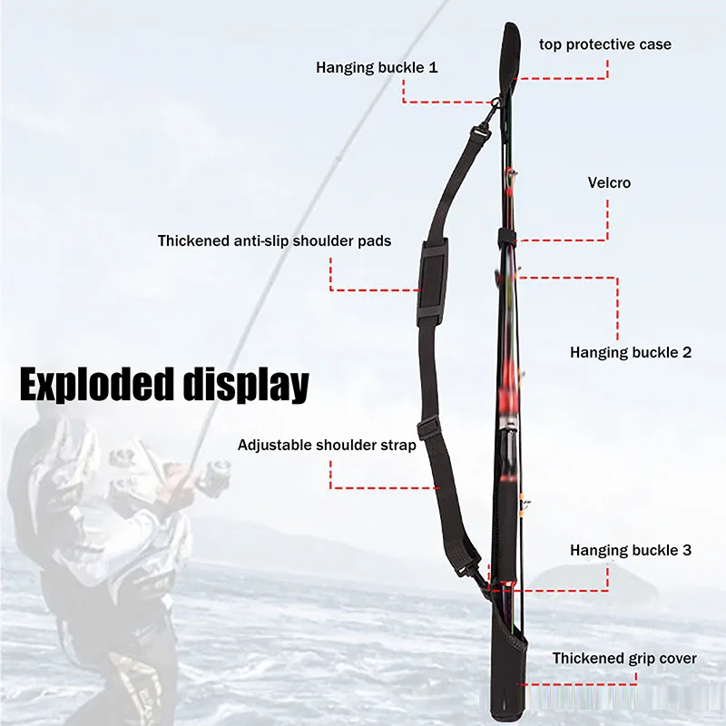 Reel Bag - อุปกรณ์ป้องกันรอกตกปลาและคันเบ็ดแบบใช้งานได้จริง - กระเป๋าเก็บของแบบปรับได้ 1 ชิ้น