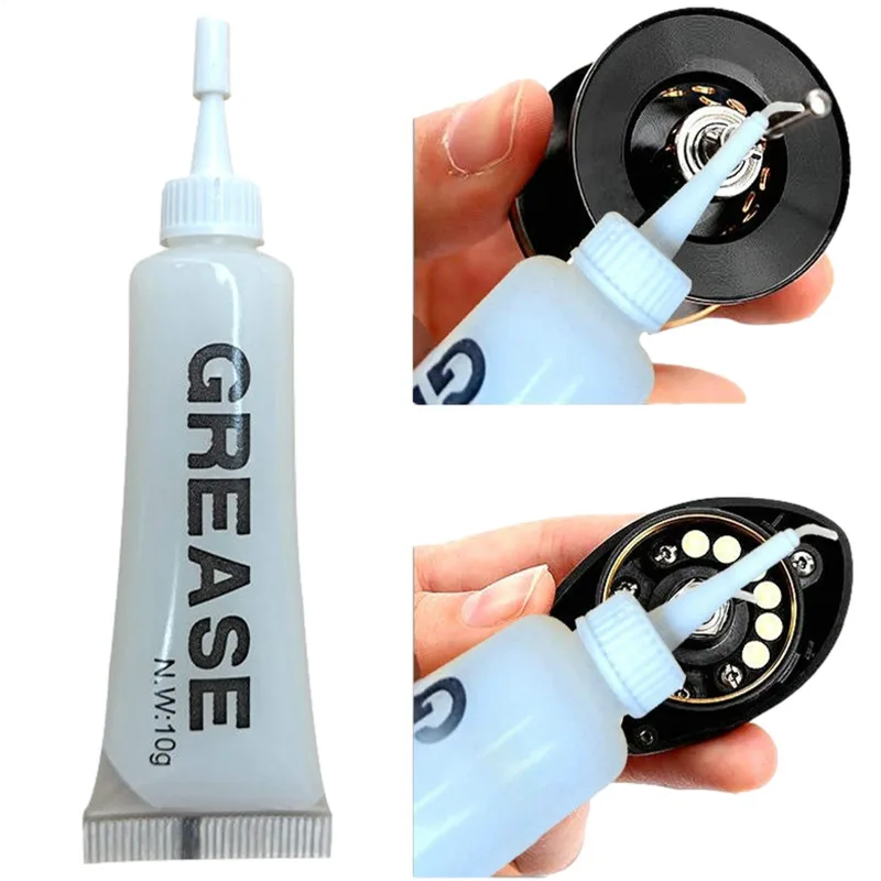 Reel Grease - จาระบีสำหรับรอกตกปลา จาระบีหล่อลื่นแบบพกพาสำหรับรอกตกปลา น้ำมันบำรุงรักษารอกตกปลา เครื่องมือจาระบีสำหรับตกปลา