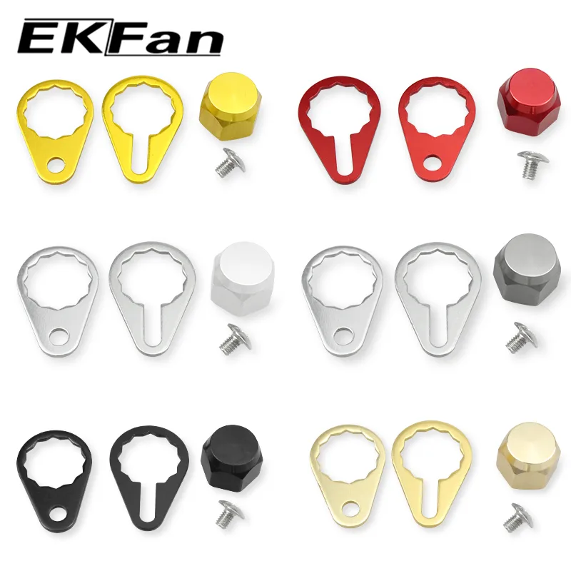 Reel Drag Knob - EKFan ซ้ายมือขวามือ Crank NUT สกรูแผ่นสําหรับตกปลา Reel