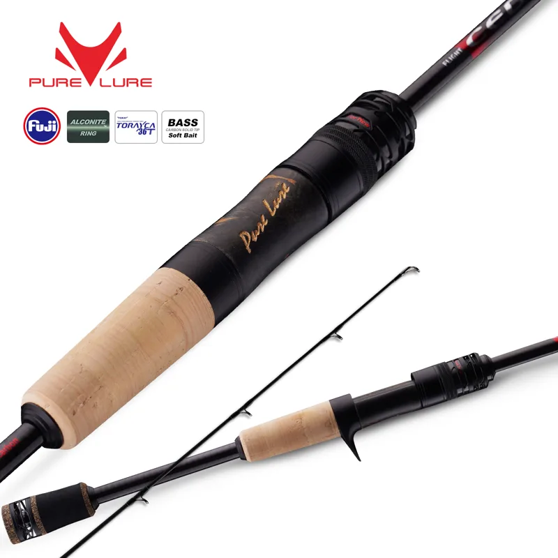 Spincast Reel - คันเบ็ดตกปลา PURELURE Flight CEDAN 5'9''-6'10'' สำหรับตกปลาแบส