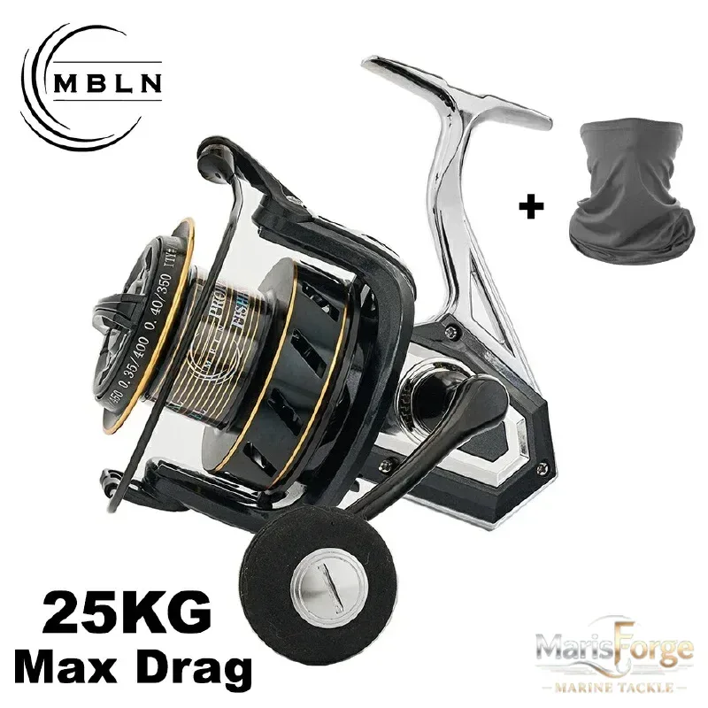 Surf Reel - รอกตกปลาแบบสปินนิ่ง MBLN รุ่น 8000 12000 ความจุขนาดใหญ่
