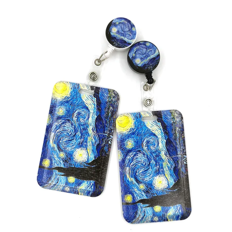 Reel Oil - Art Van gogh ภาพวาดสีน้ํามัน Starry Sky