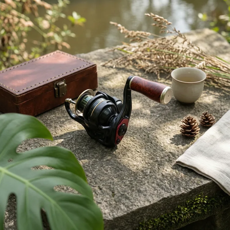 Reel Handle - 2 ชิ้น ปุ่มจับรอกตกปลาแบบไม้สำหรับเปลี่ยน ปุ่มจับรอกที่เรียบลื่น ทนทาน เหมาะสำหรับนักตกปลาและรอกหมุน