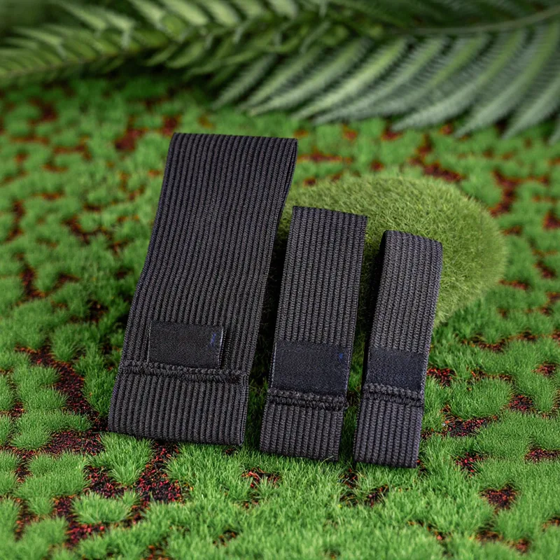 Reel Cover - สำหรับขนาดสปูลที่หลากหลาย ฝาครอบรอกตกปลาสำหรับจัดเก็บอุปกรณ์ตกปลา สีดำ ฝาครอบรอกตกปลาแบบปรับได้ เครื่องมือสำหรับกิจกรรมกลางแจ้ง