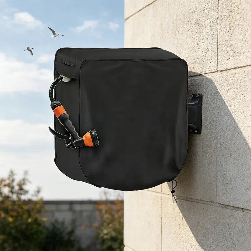 Reel Bag - ปลอกคลุมสายยางกันน้ำแบบติดผนัง ติดตั้งง่าย กระเป๋าเก็บสายยางสำหรับสวนและท่อแบบติดผนัง