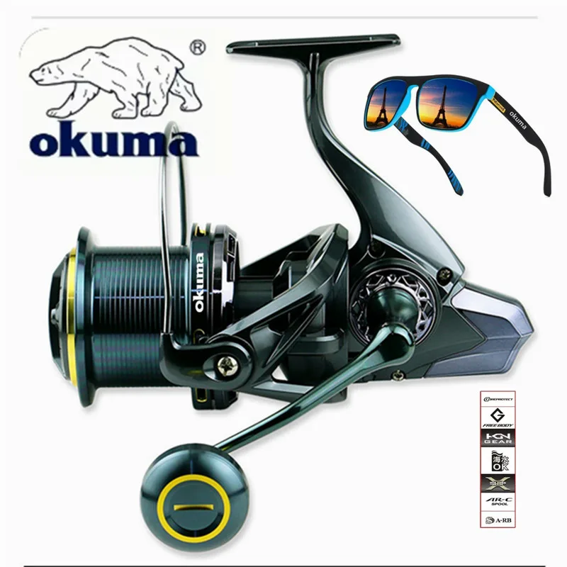 Reel Drag Knob - รอกตกปลา OKUMA รุ่น 9000-14000 โครงสร้างโลหะ สำหรับตีไกล
