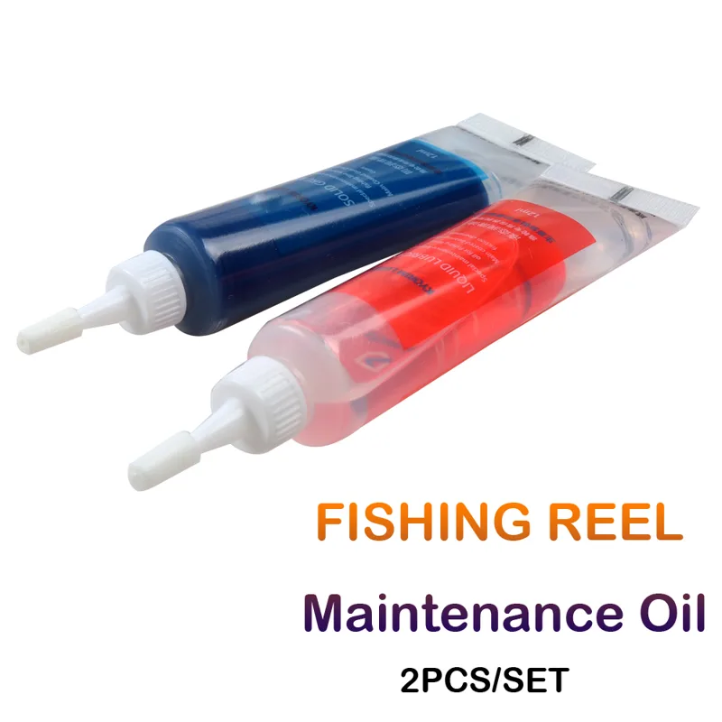 Reel Grease - 2Pcs ตกปลา Reel การบำรุงรักษาน้ำมัน Water Drop