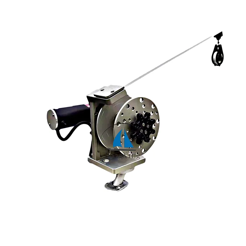 Electric Reel - รอกตกปลาไฟฟ้าแบบยาวสำหรับตกปลาทะเลน้ำลึก 12V 24V 48V 300 ปอนด์