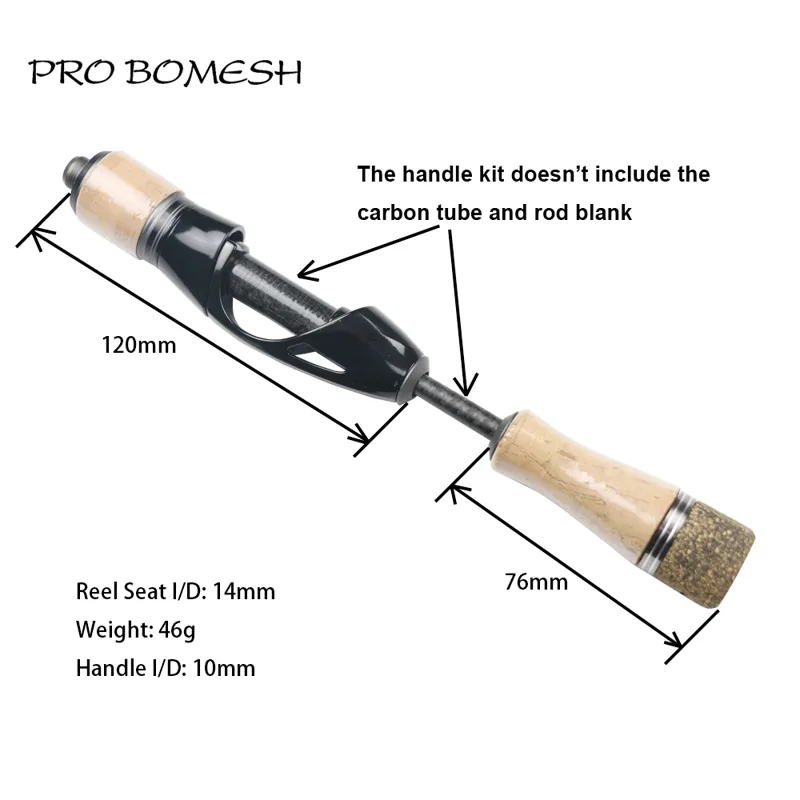 Ice Fishing Reel - Pro Bomesh 1 ชุด Cork จับปั่น