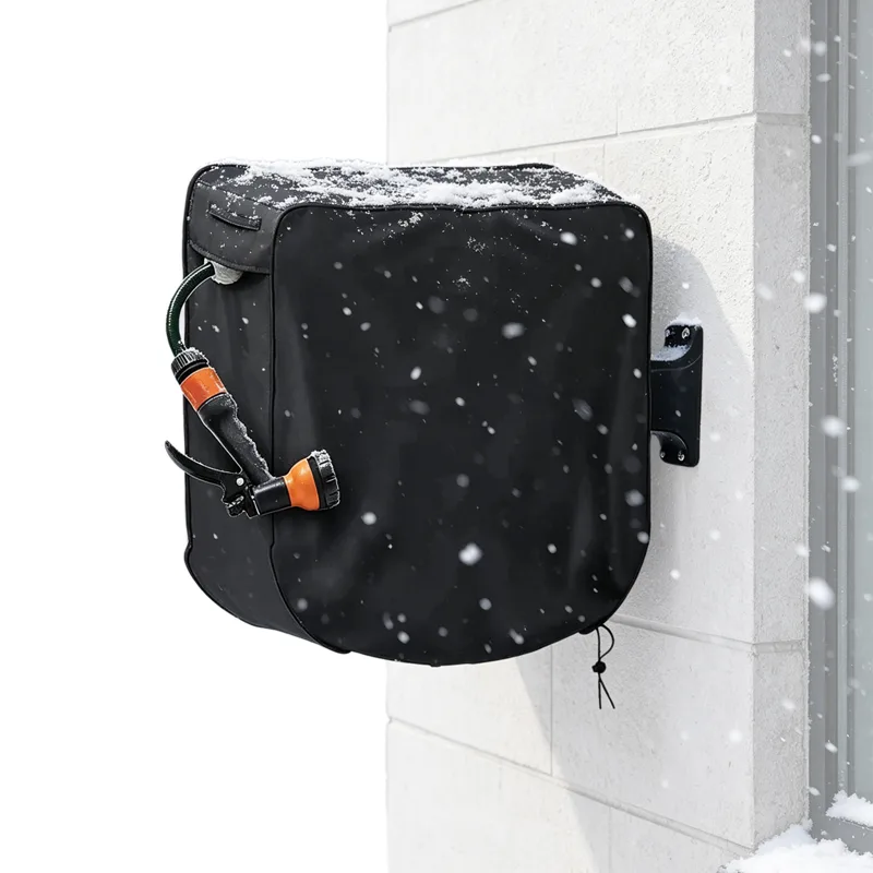 Reel Bag - ที่เก็บสายยางติดผนัง 420D ติดตั้งง่าย กระเป๋าเก็บสายยางสำหรับสวน ปลอกหุ้มสายยางสำหรับสวนและท่อติดผนัง