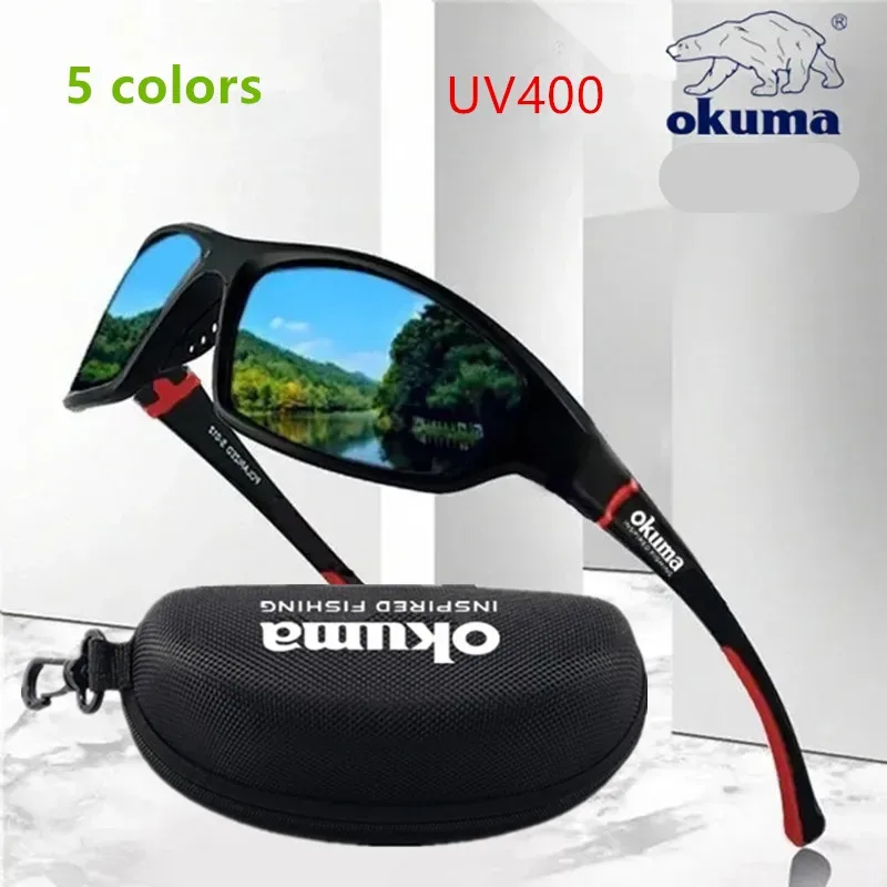 Surf Reel - Okuma UV400 ตกปลาแว่นตากันแดดผู้ชายขับรถดวงอาทิตย์แว่นตาชายเดินป่าตกปลาแว่นตากันแดดคลาสสิก UV400 แว่นตา