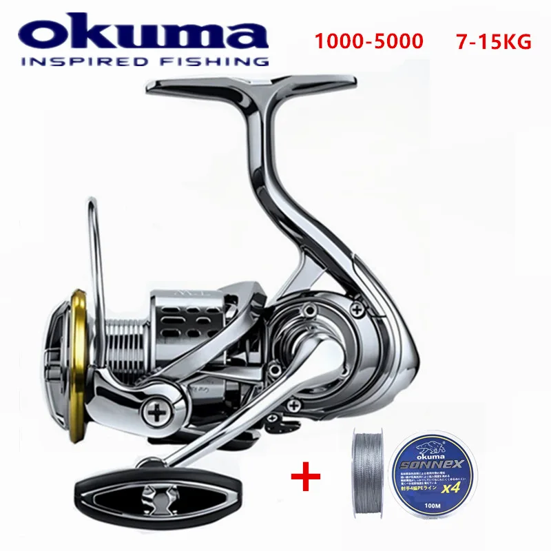 Surf Reel - โอคุมะ รอกตกปลาโลหะทั้งหมด ป้องกันสนิม ลื่นไหล ระบบเบรค 5.5:1