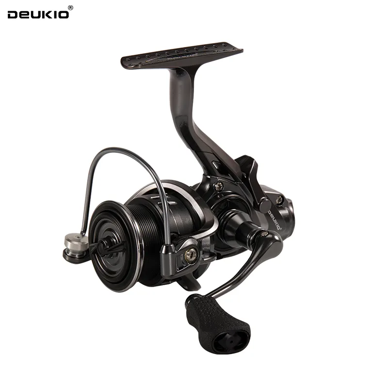 Trolling Reel - รอกตกปลา DEUKIO 2026 แบบเบรกคู่ขนาดเล็ก สำหรับตกปลาคาร์พ ตกปลาแบบฟีดเดอร์