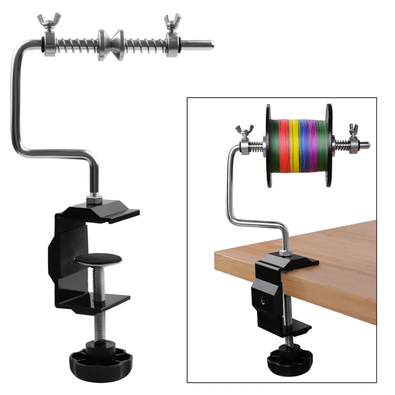 Conventional Reel - แบบพกพาสายตกปลา Winder พร้อม CLAMP-ปรับ Stable Reel