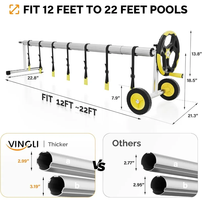 VINGLI 21FT อุปกรณ์ม้วนผ้าคลุม - Reel Cover บทวิจารณ์และราคา