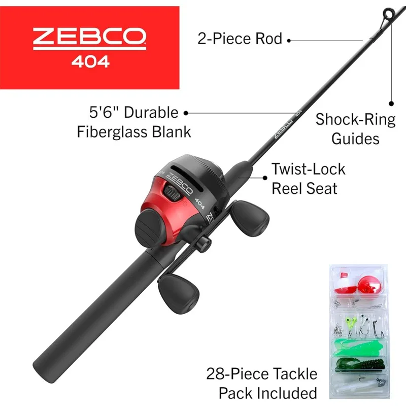ชุดคันเบ็ดสปินคาสต์ไฟเบอร์กลาส - Spincast Reel บทวิจารณ์และราคา