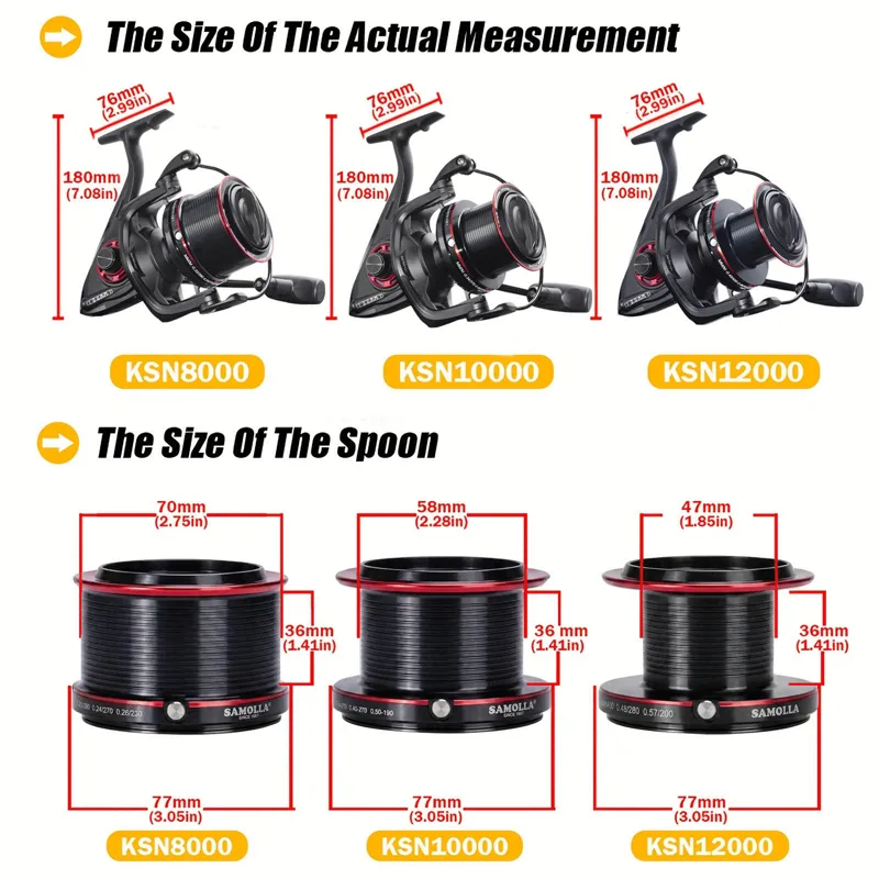 รอกตกปลาแบบสปินนิ่ง CAZULO สำห - Surf Reel บทวิจารณ์และราคา