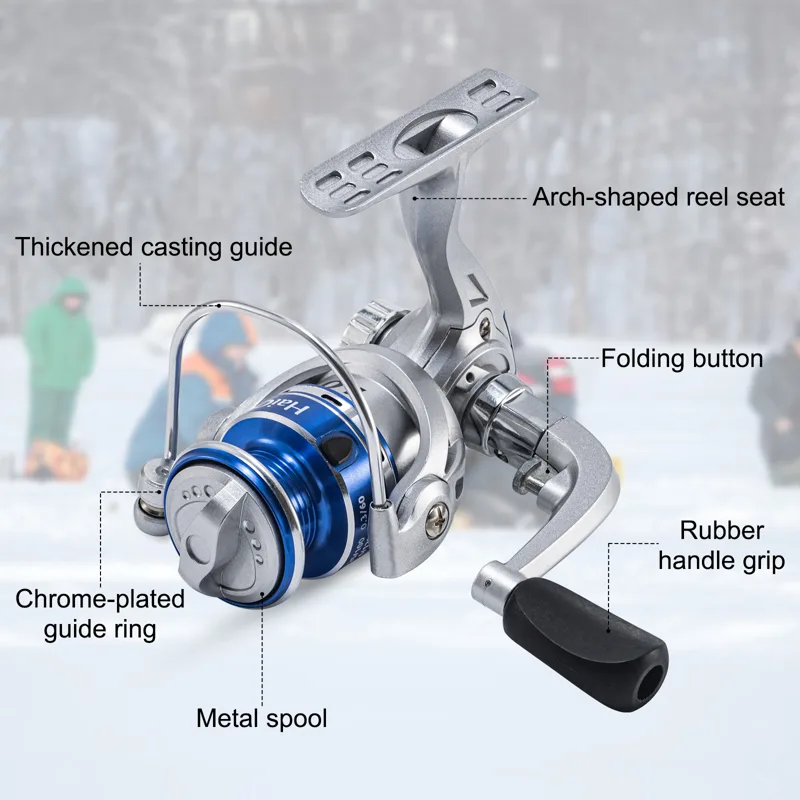 รอกตกปลาน้ำแข็ง Goture รุ่นใหม - Ice Fishing Reel บทวิจารณ์และราคา