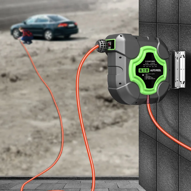 กลองท่อจ่ายน้ำอัตโนมัติแบบพับเ - Electric Reel บทวิจารณ์และราคา