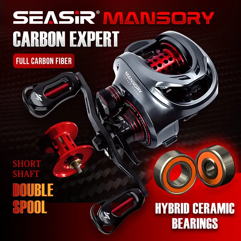 Seasir mansory รอกตกปลาคาร์บอน - Ice Fishing Reel บทวิจารณ์และราคา