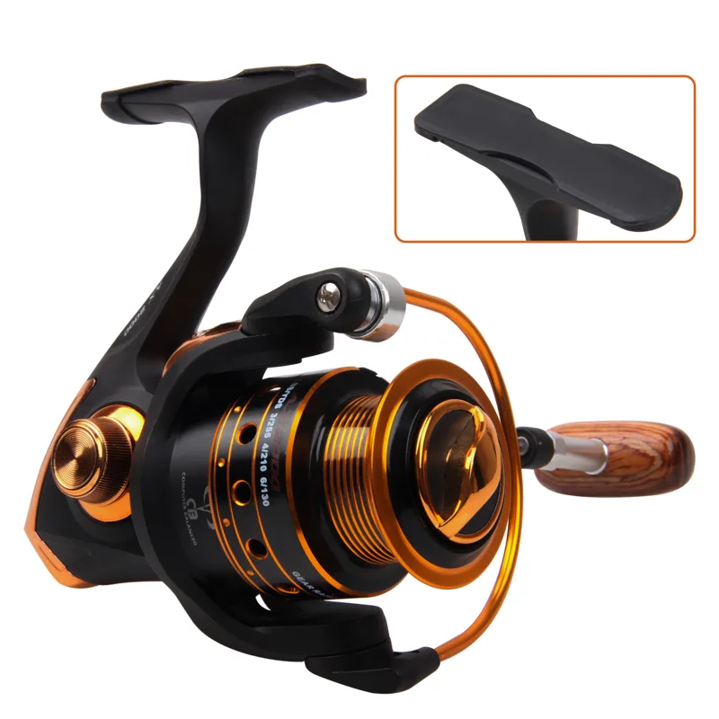 6 ชิ้นยางสีดําตกปลา Reel ฐานแผ - Trolling Reel บทวิจารณ์และราคา
