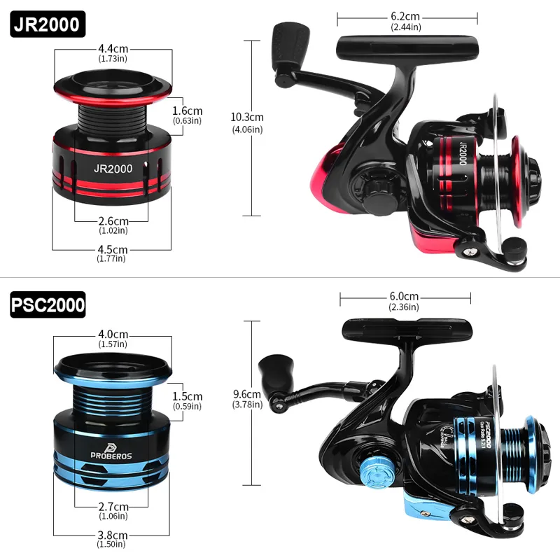 รอกตกปลาโลหะแบบหมุน รุ่น 2000  - Ice Fishing Reel บทวิจารณ์และราคา