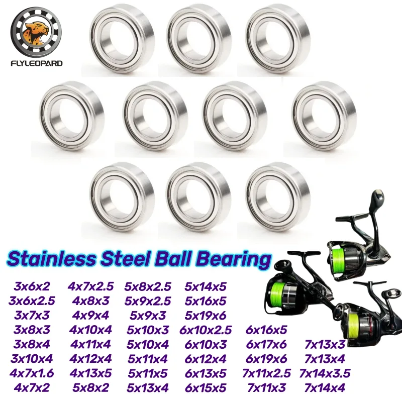 10 ชิ้น SMR85ZZ 5x8x2.5 มม.ABE - Fly Reel บทวิจารณ์และราคา