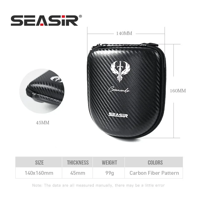 SEASIR คอมมานโดรูปแบบคาร์บอนไฟ - Spincast Reel บทวิจารณ์และราคา