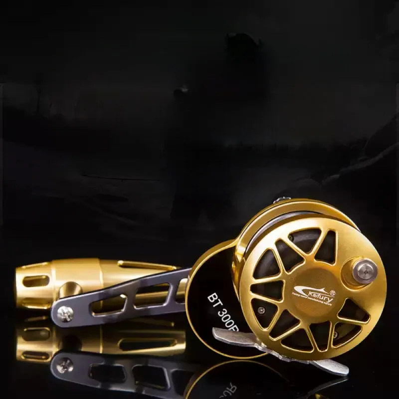 รอกตกปลาทะเลน้ำลึกแบบโลหะทั้งห - Trolling Reel บทวิจารณ์และราคา