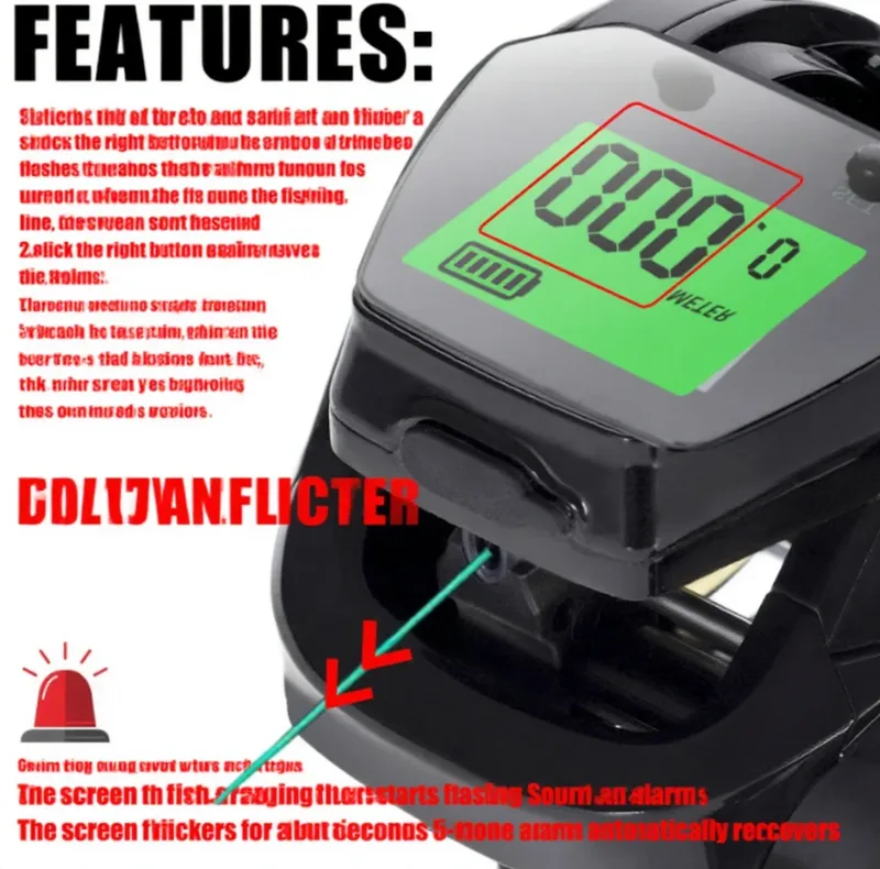 Heavy Duty ไฟฟ้าตกปลา Reel ควา - Ice Fishing Reel บทวิจารณ์และราคา