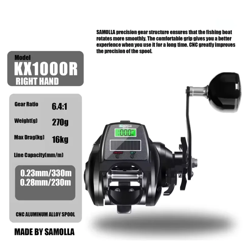 Heavy Duty ไฟฟ้าตกปลา Reel ควา - Ice Fishing Reel บทวิจารณ์และราคา