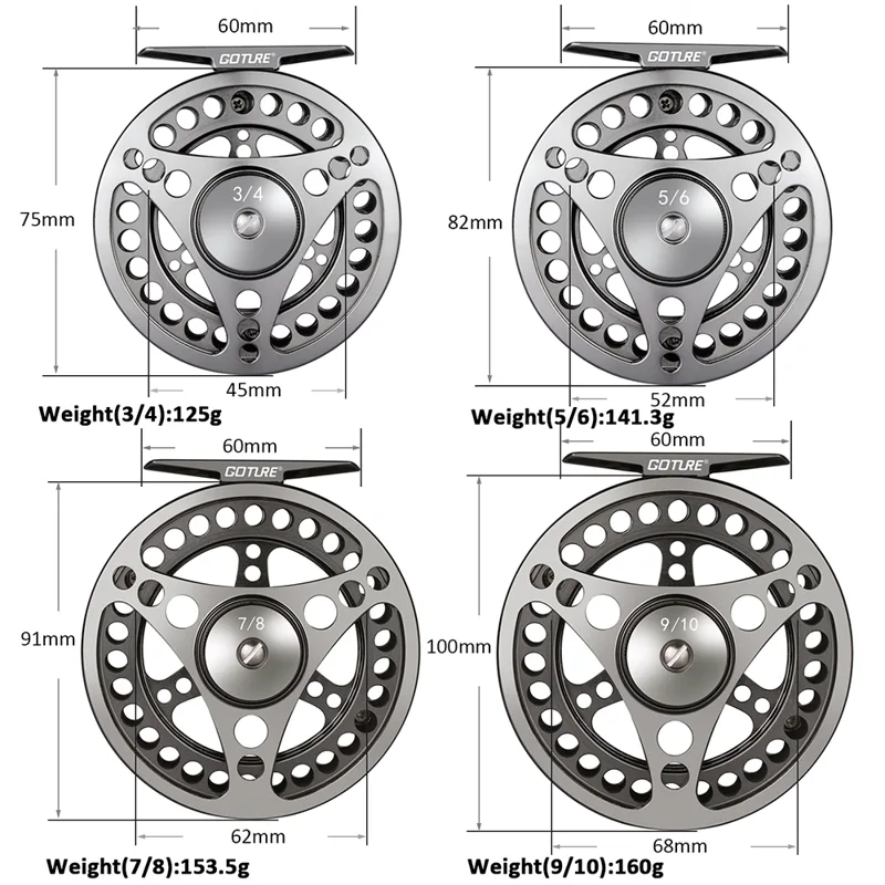 รอกตกปลาแบบฟลาย Goture รุ่น La - Reel Spare Spool บทวิจารณ์และราคา