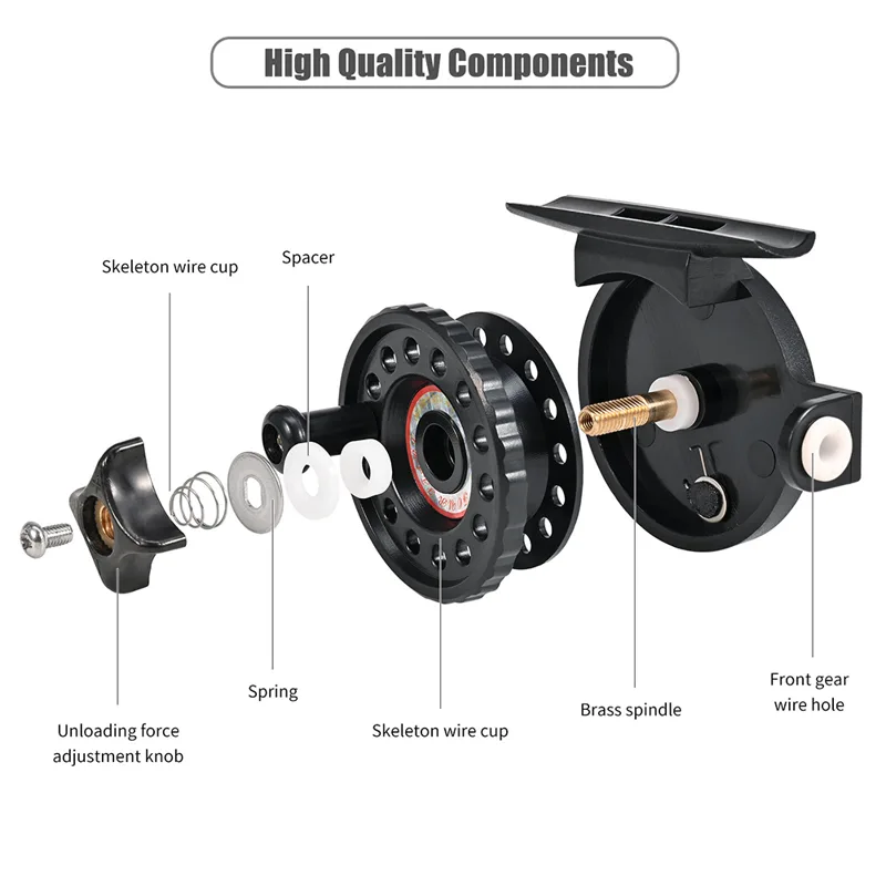 ชุดคันเบ็ดตกปลาพร้อมรอกตกปลาแบ - Ice Fishing Reel บทวิจารณ์และราคา