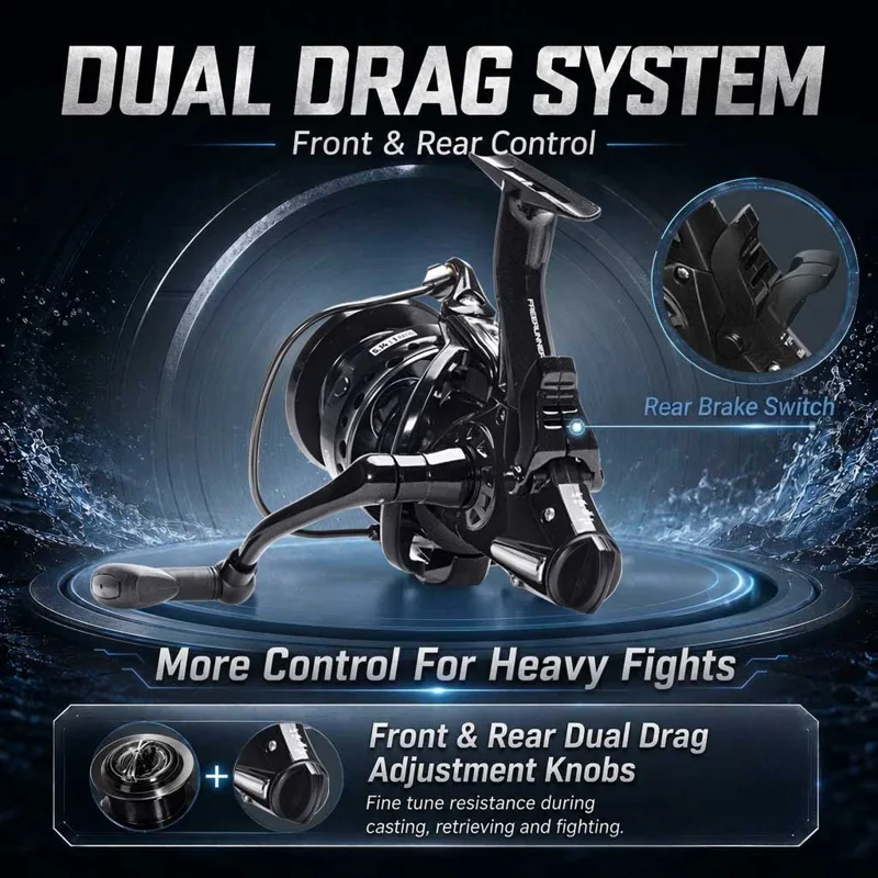รอกตกปลาแบบหมุน SAMOLLA พร้อมร - Reel Drag Knob บทวิจารณ์และราคา