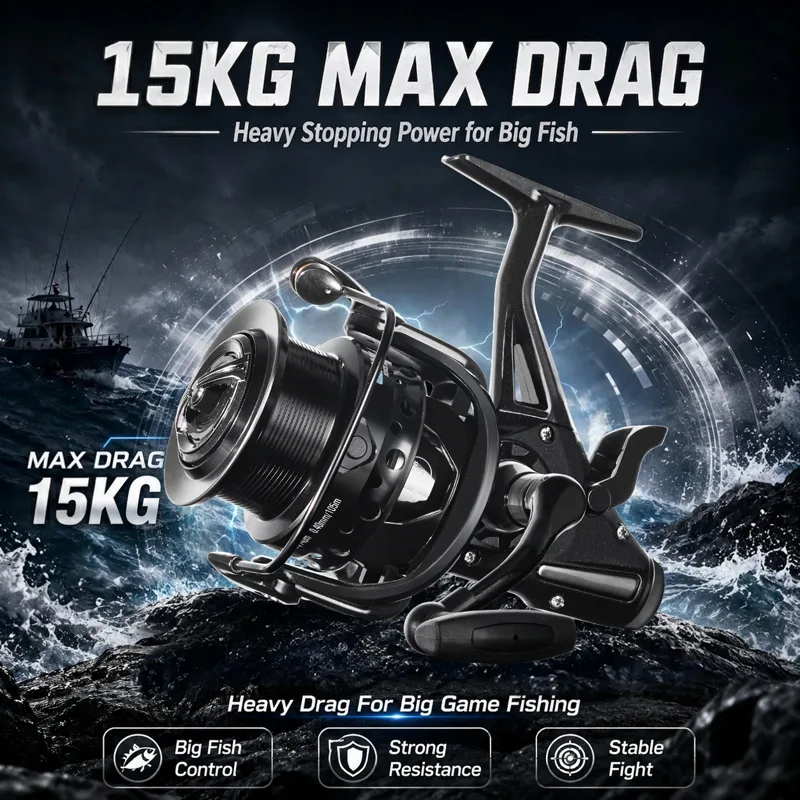 รอกตกปลาแบบหมุน SAMOLLA พร้อมร - Reel Drag Knob บทวิจารณ์และราคา
