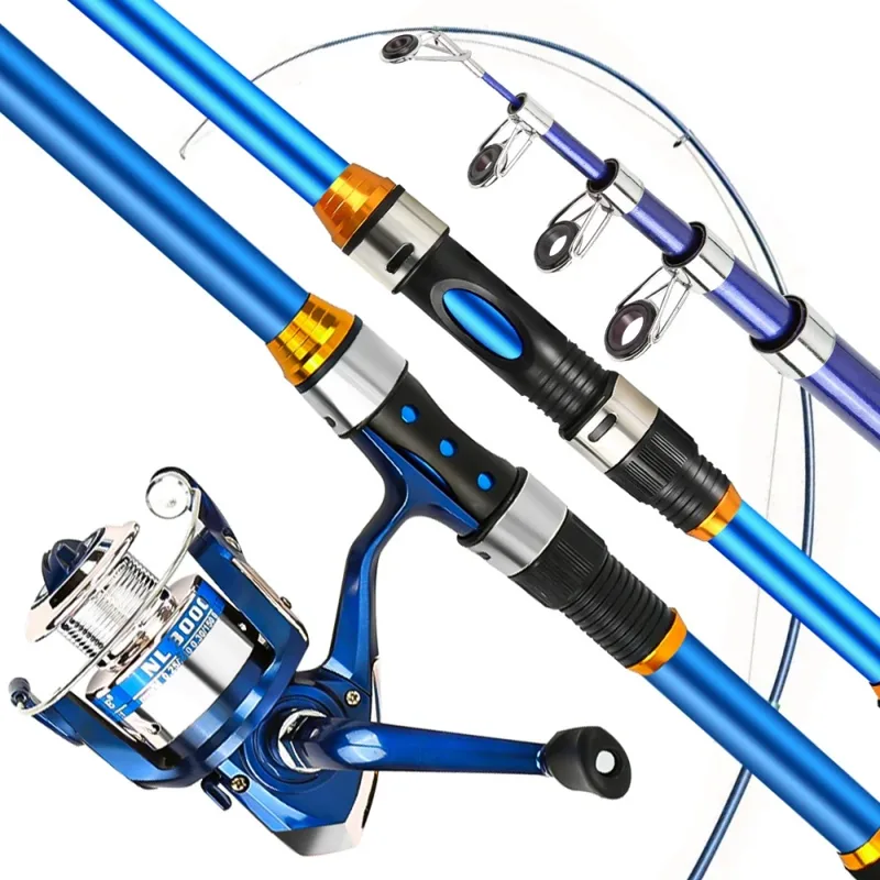 2.1-3.6M Telescopic Glass Fibe - Spincast Reel บทวิจารณ์และราคา