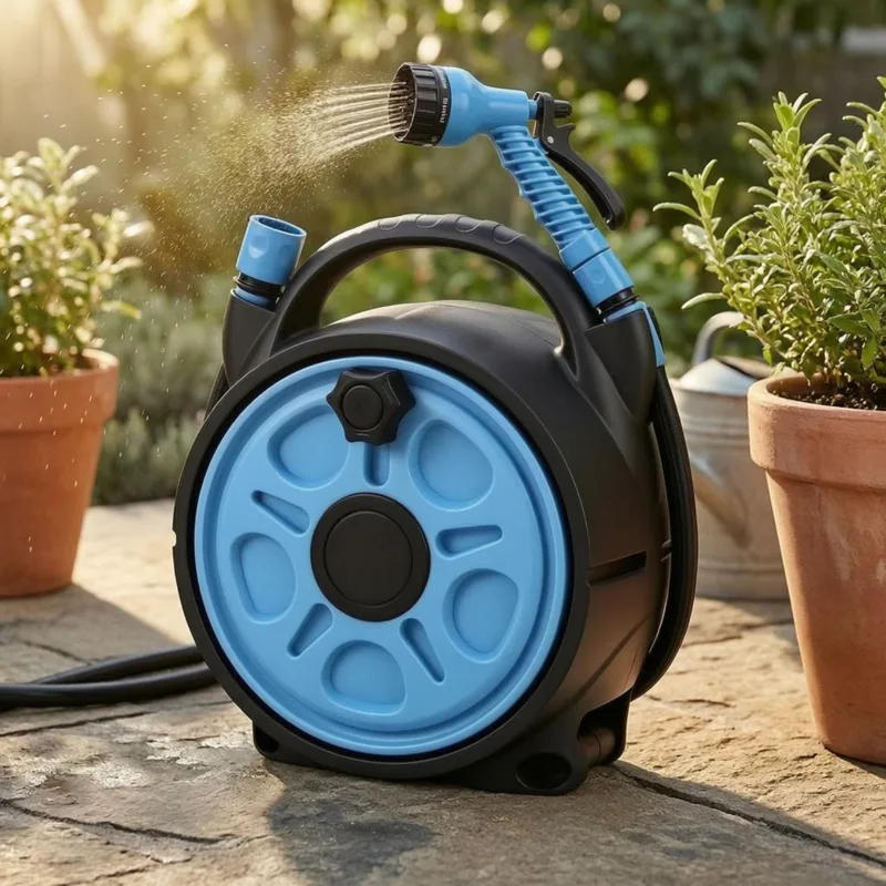 เครื่องฉีดน้ำแบบม้วนเก็บสายได้ - Reel Handle บทวิจารณ์และราคา