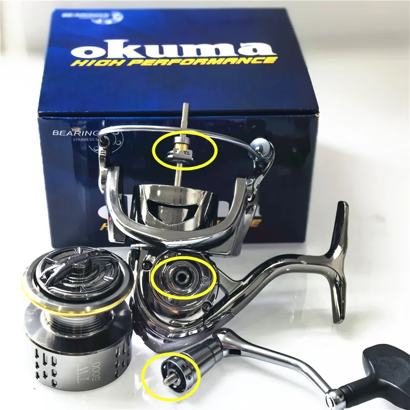 โอคุมะ รอกตกปลาโลหะทั้งหมด ป้อ - Surf Reel บทวิจารณ์และราคา