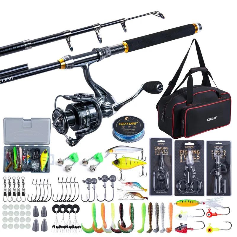 ชุดคันเบ็ดตกปลาแบบยืดหดได้ Got - Reel Bag บทวิจารณ์และราคา