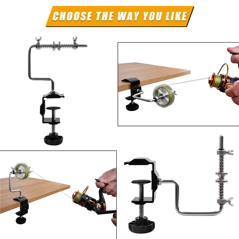 แบบพกพาสายตกปลา Winder พร้อม C - Conventional Reel บทวิจารณ์และราคา
