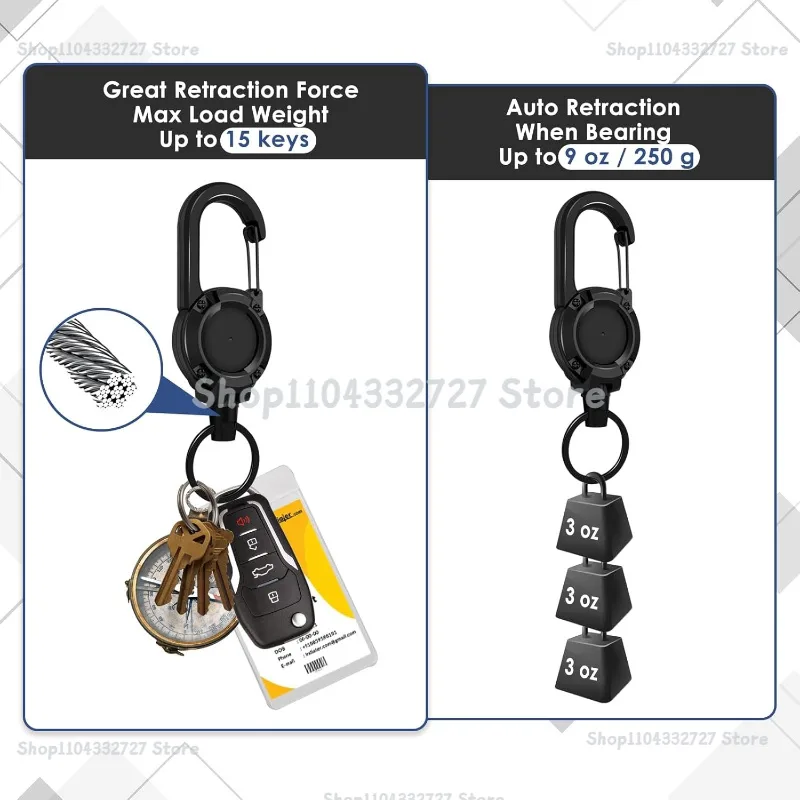 1/2/4 ชิ้น ที่ยึดบัตรแบบยืดหดไ - Reel Bag บทวิจารณ์และราคา