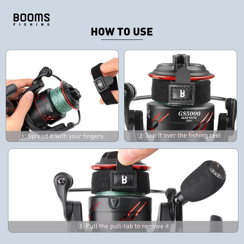Booms SB1ตกปลา4ชิ้นรอกสปินนิ่ง - Reel Cover บทวิจารณ์และราคา